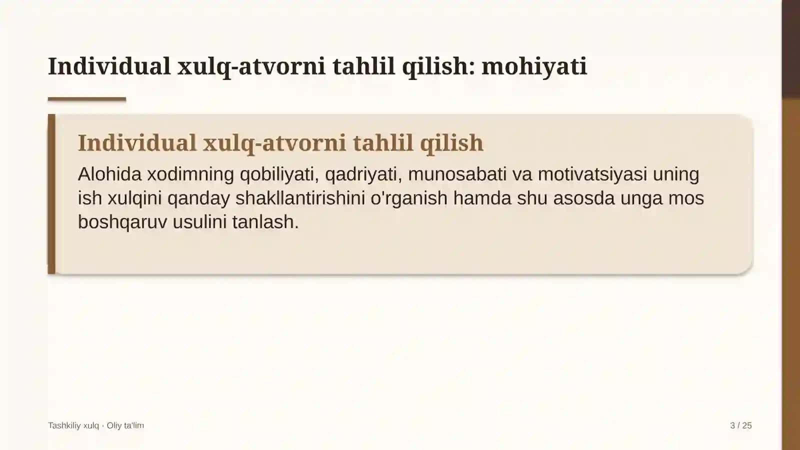 beton zavodlarida individual xulq atvorni tahlil qilish 9836 3