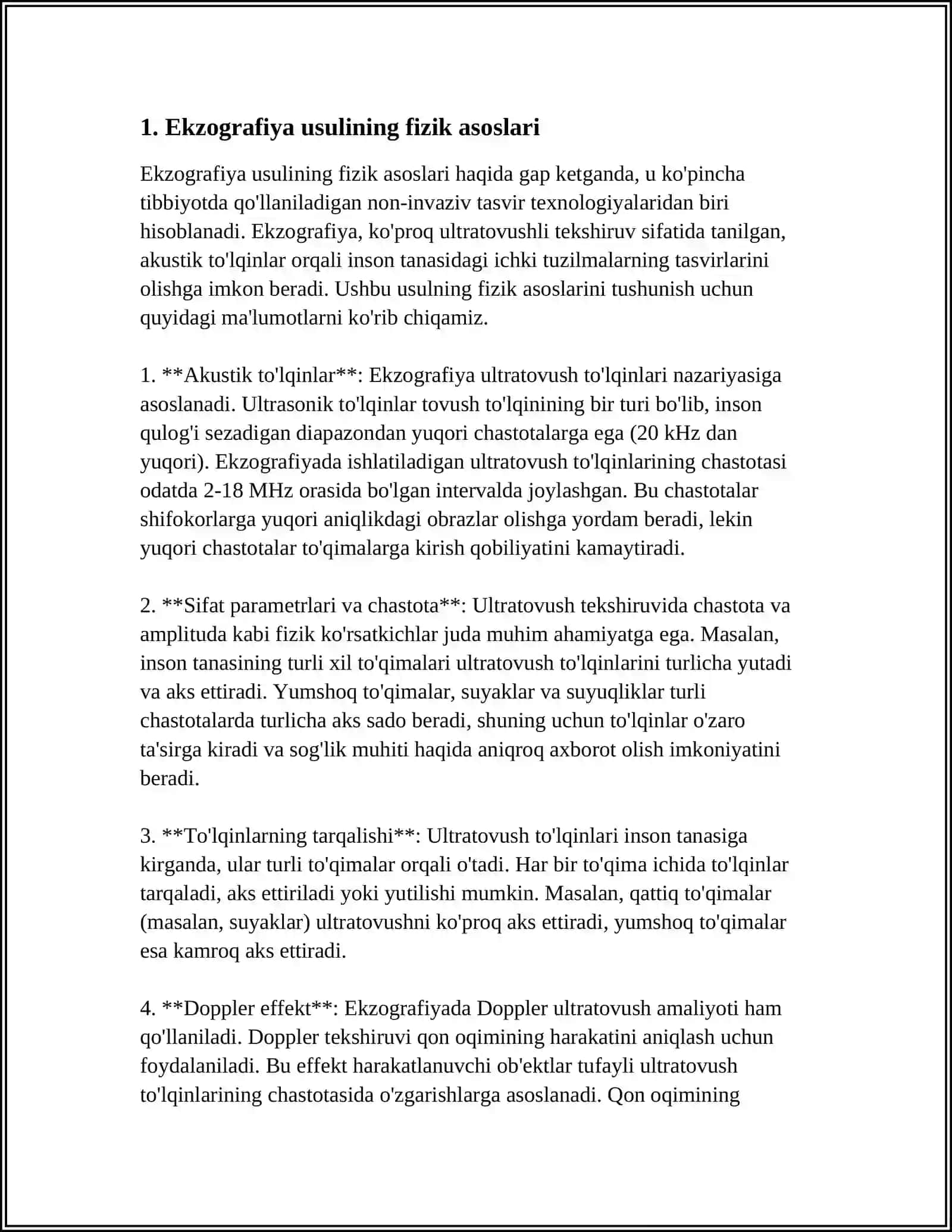 EXOGRAFIYA VA ELEKTROGRAFIYA USULLARINI FIZIK ASOSLARI 3