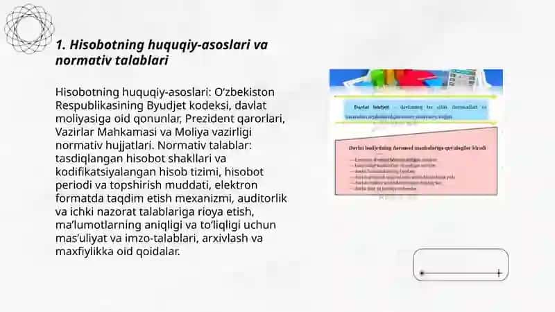 Davlat budjeti ijrosi to‘g‘risidagi hisobotni tayyorlash va taqdim qilish tartibi 3