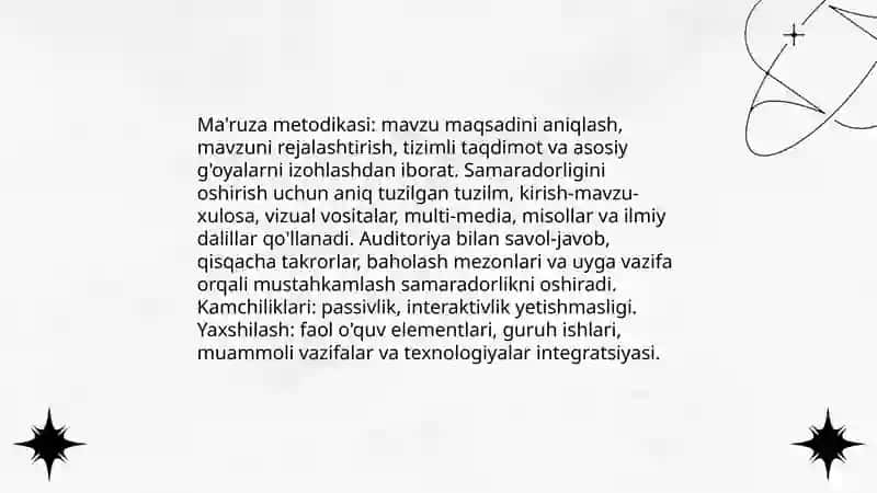 Talim metodlari va vositalari 3