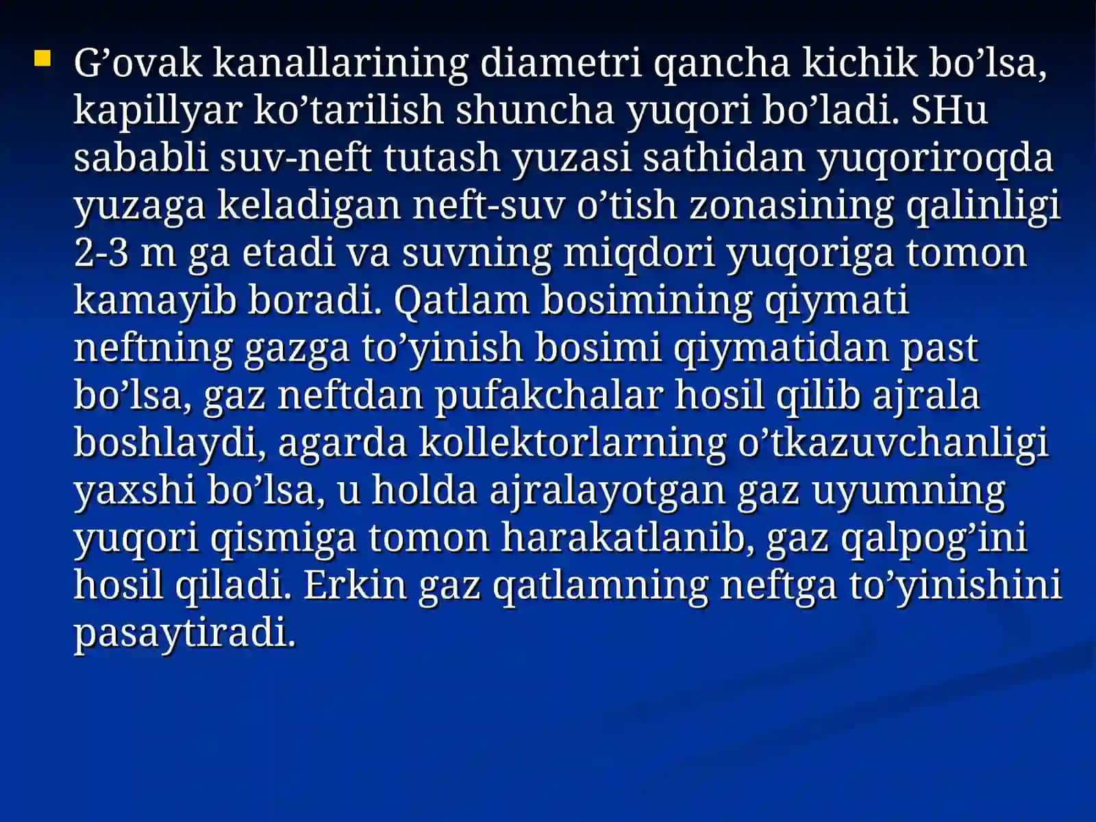 QATLAMNING NEFT-GAZGA TO’YINGANLIGINIANIQLASH METODLARI 3