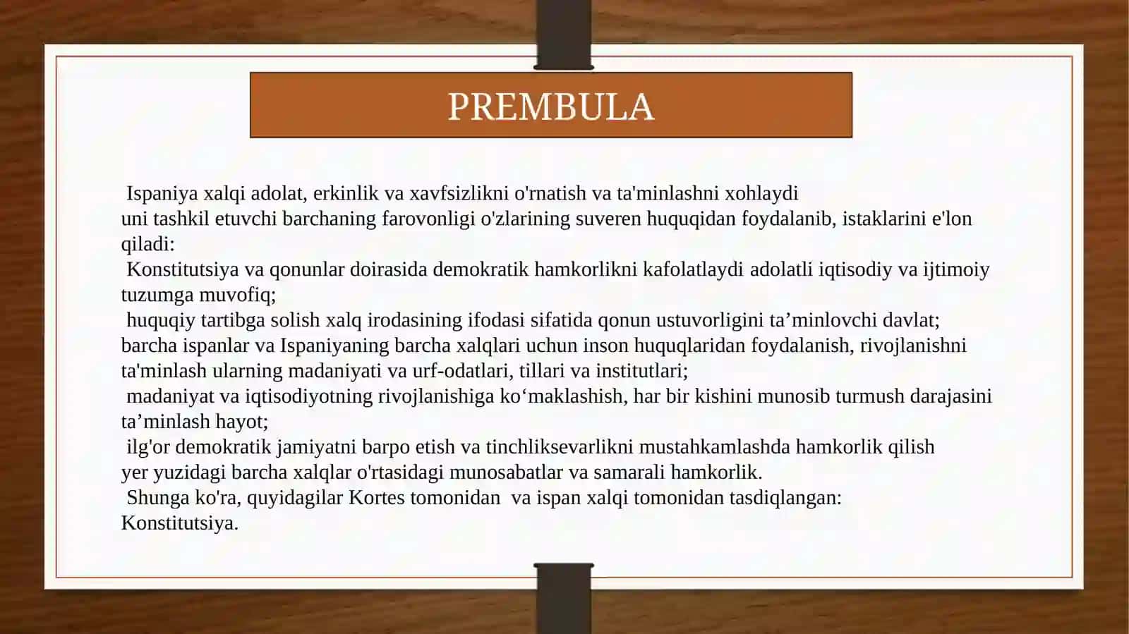 ISPANIYA KONSTIUTSIYASI 3