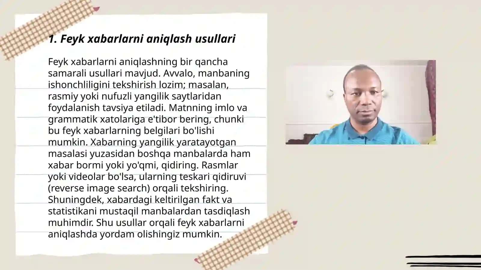 Feyk xabar yoki yolg'on axborotga qarshi immunitetni shakllantirish 3