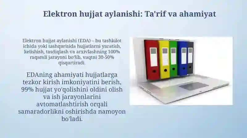 Elektron hujjat aylanishi 3