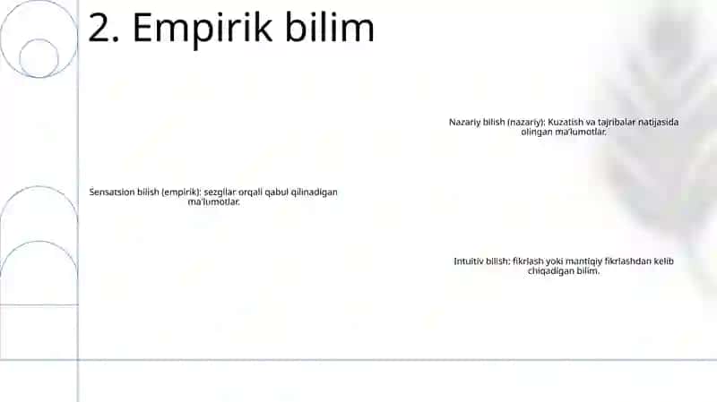 Hissiy bilim 3