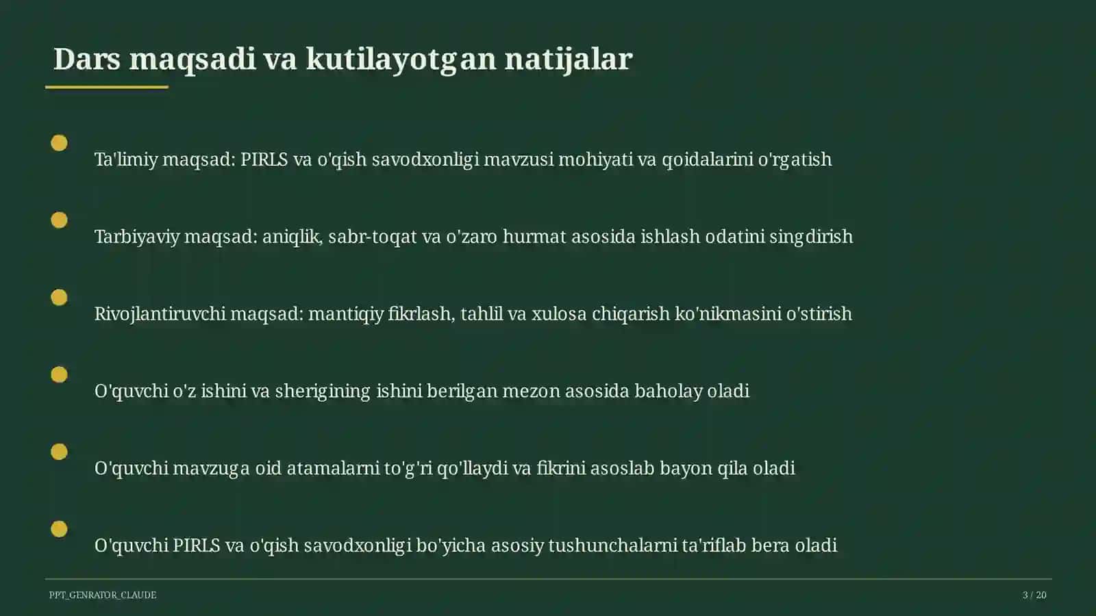 PIRLS va o'qish savodxonligi 3