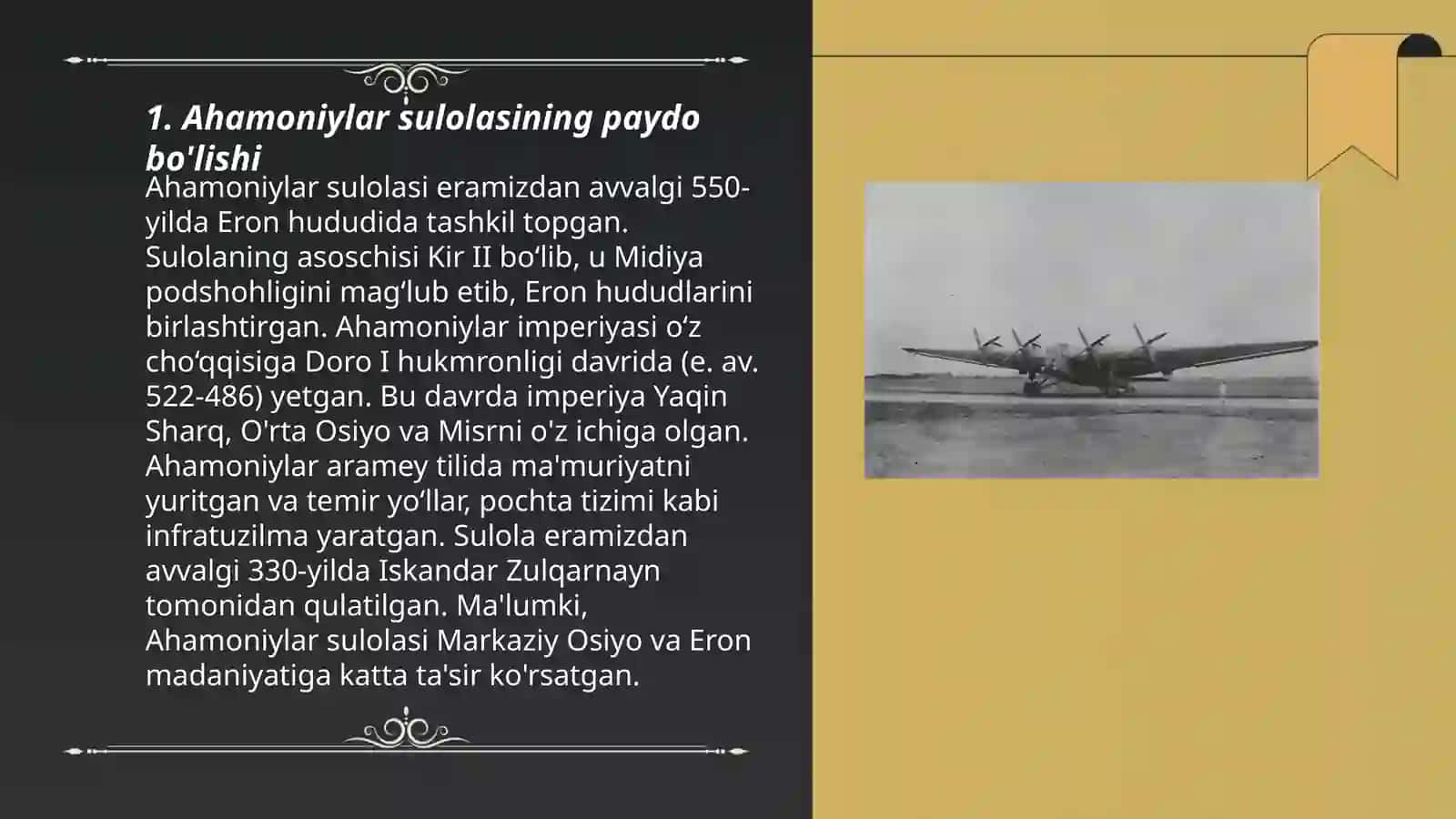 Ahamoniylar sulolasi tarixi 3
