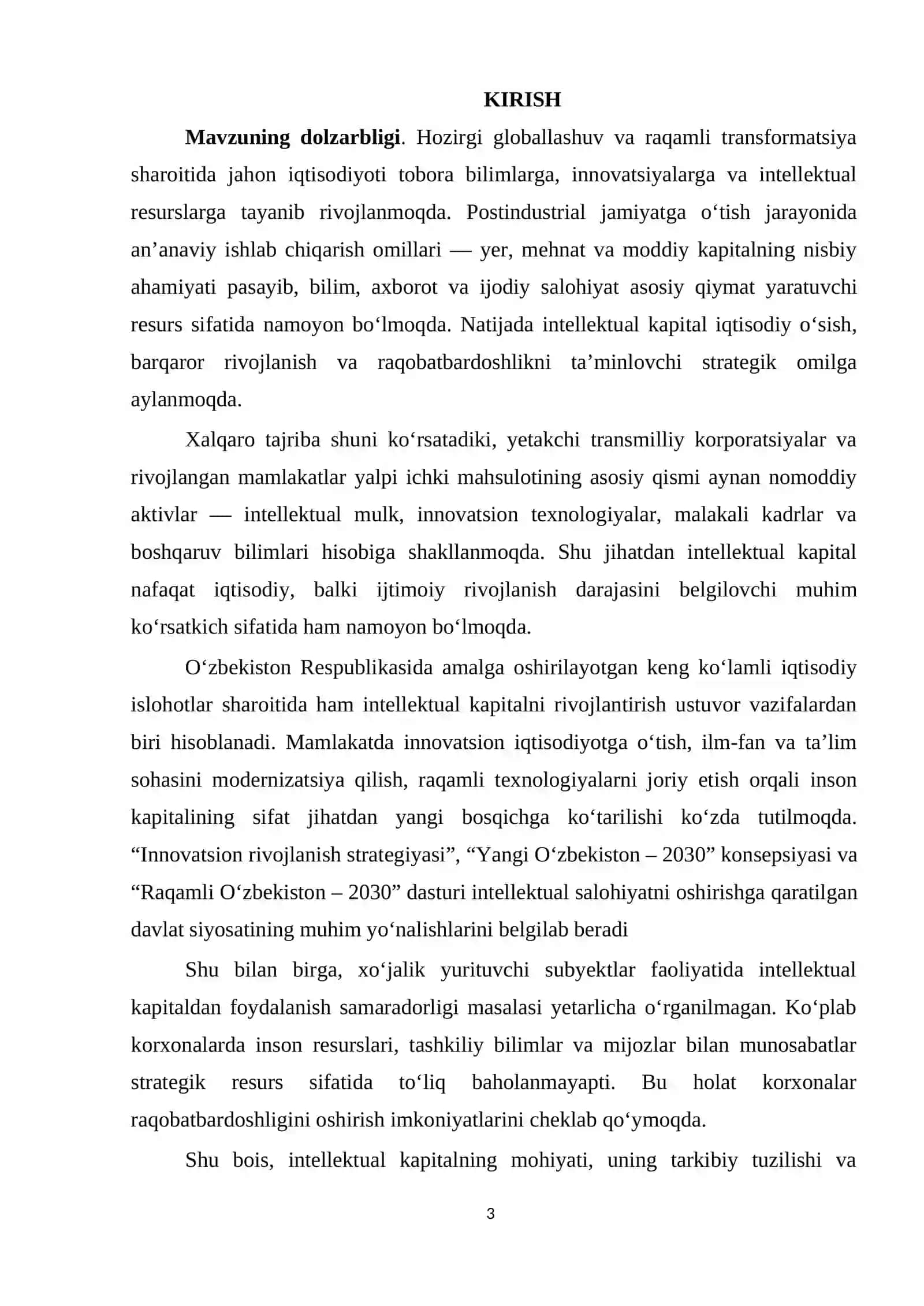 Intellektual kapitalning mohiyati va tarkibiy tuzilishi 3