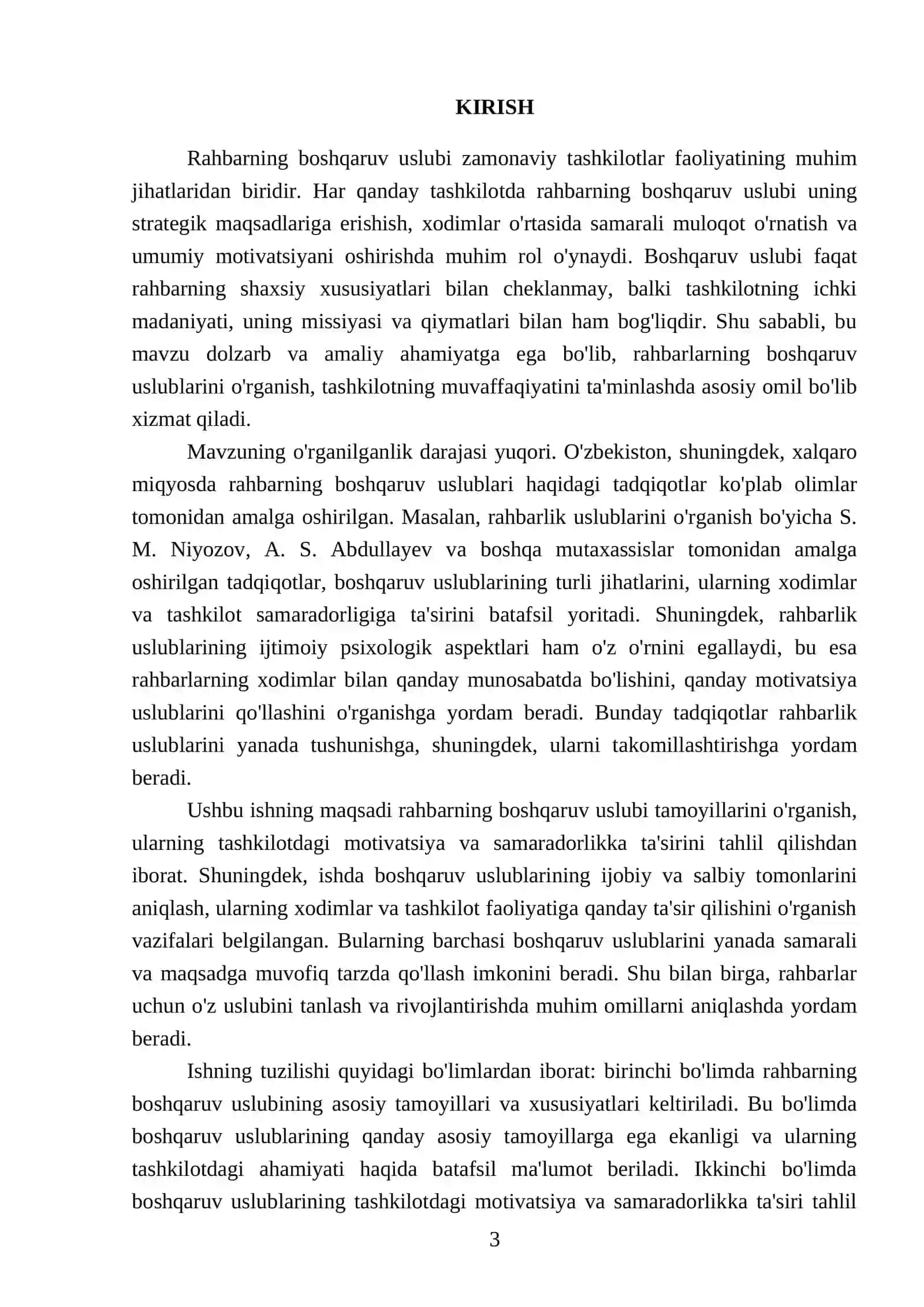 Rahbarning boshqaruv uslubi 3