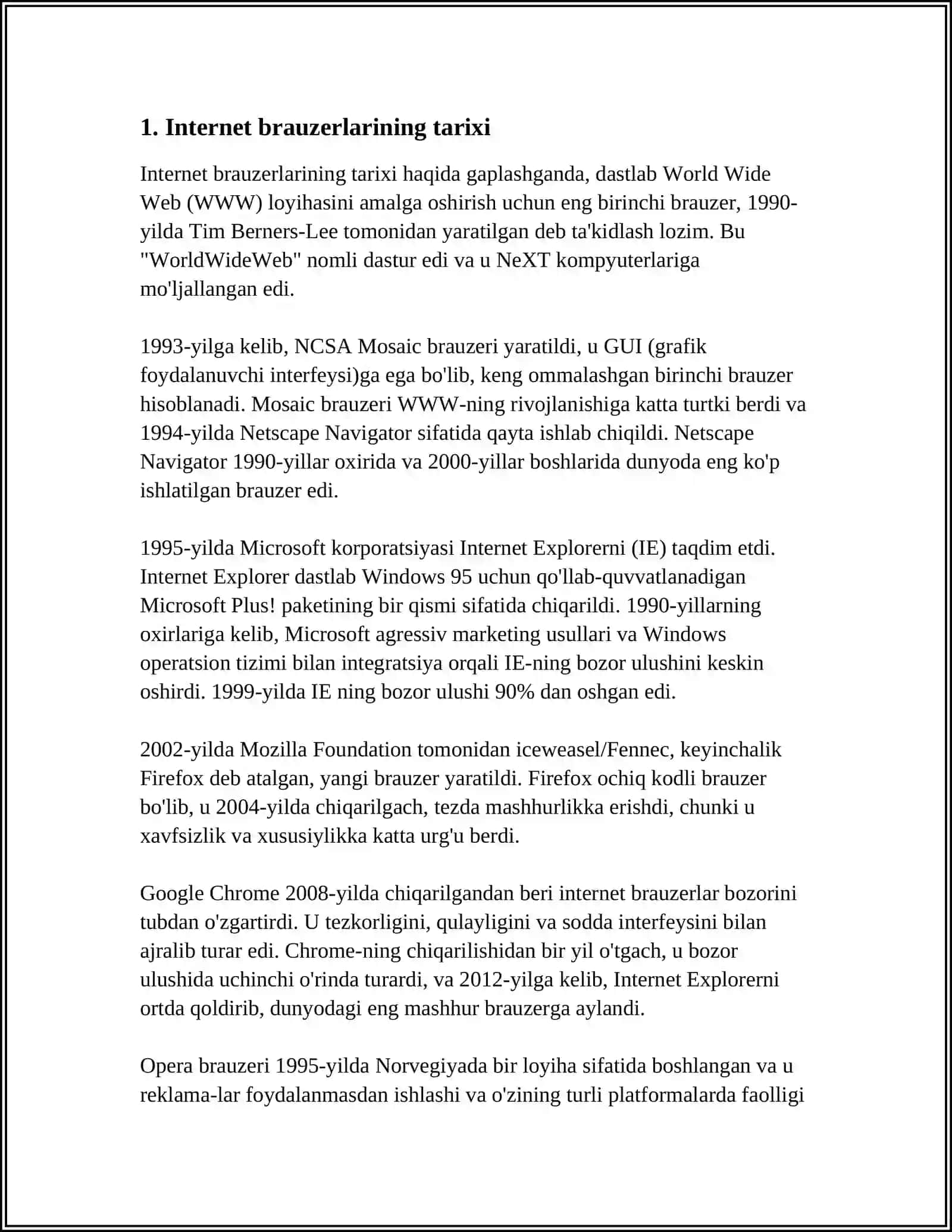INTERNET BRAUZERLARI 3