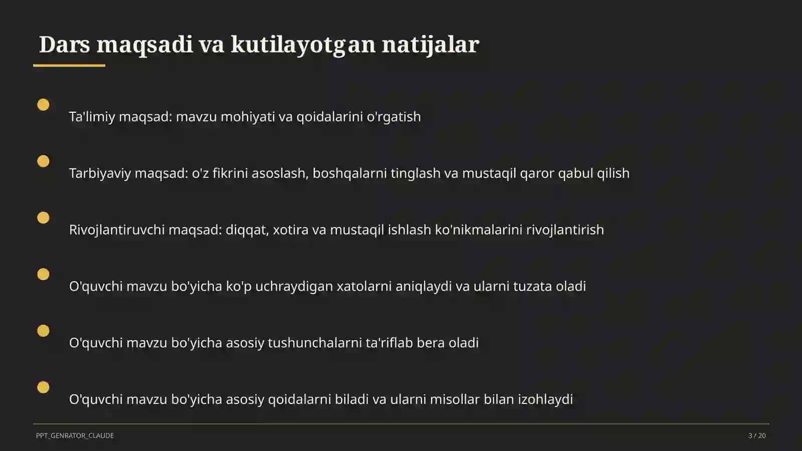 Dolzarb mavzular — maktab va o'qituvchilar 3