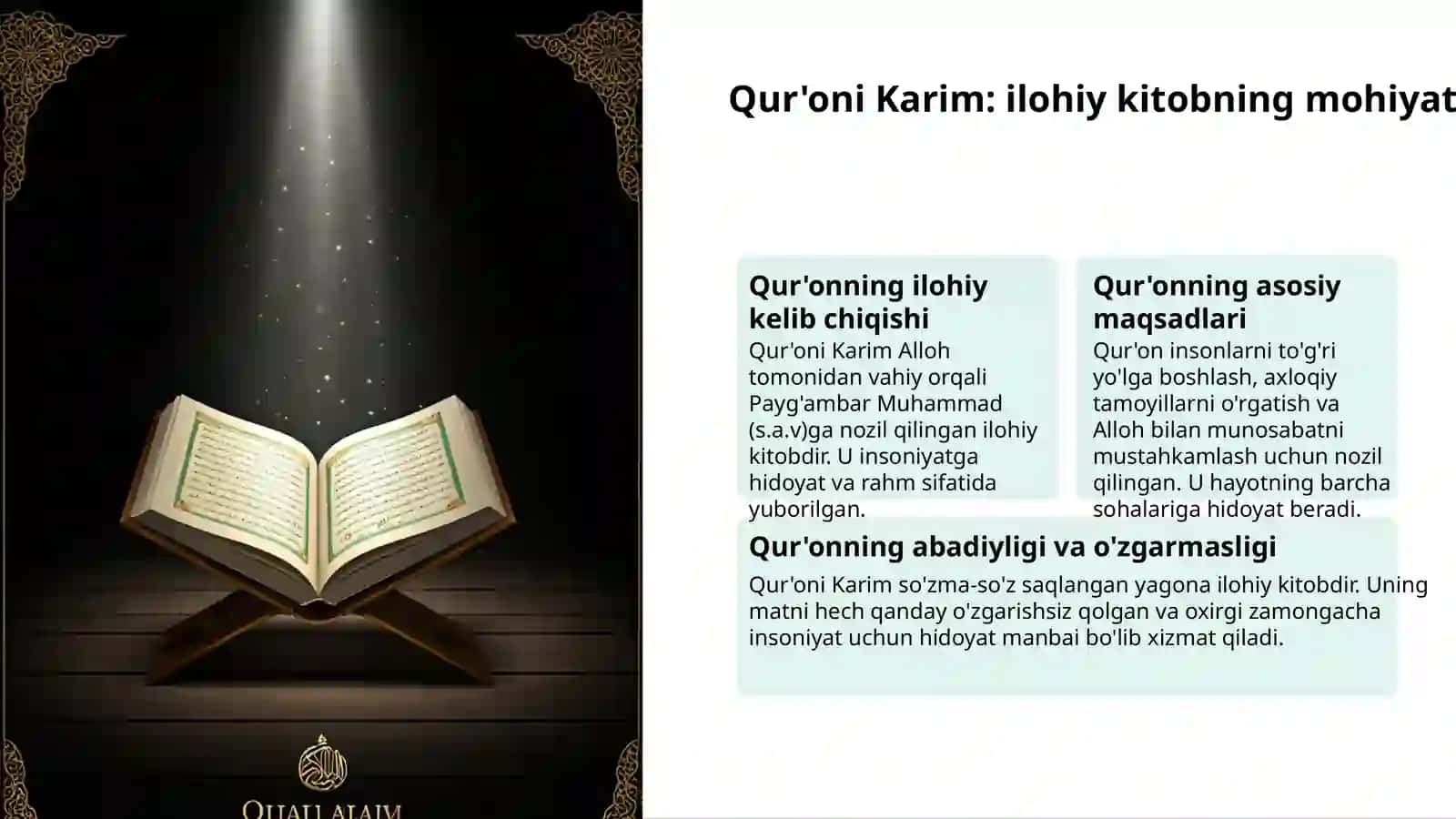 Islom dini: tarixi va mohiyati 3
