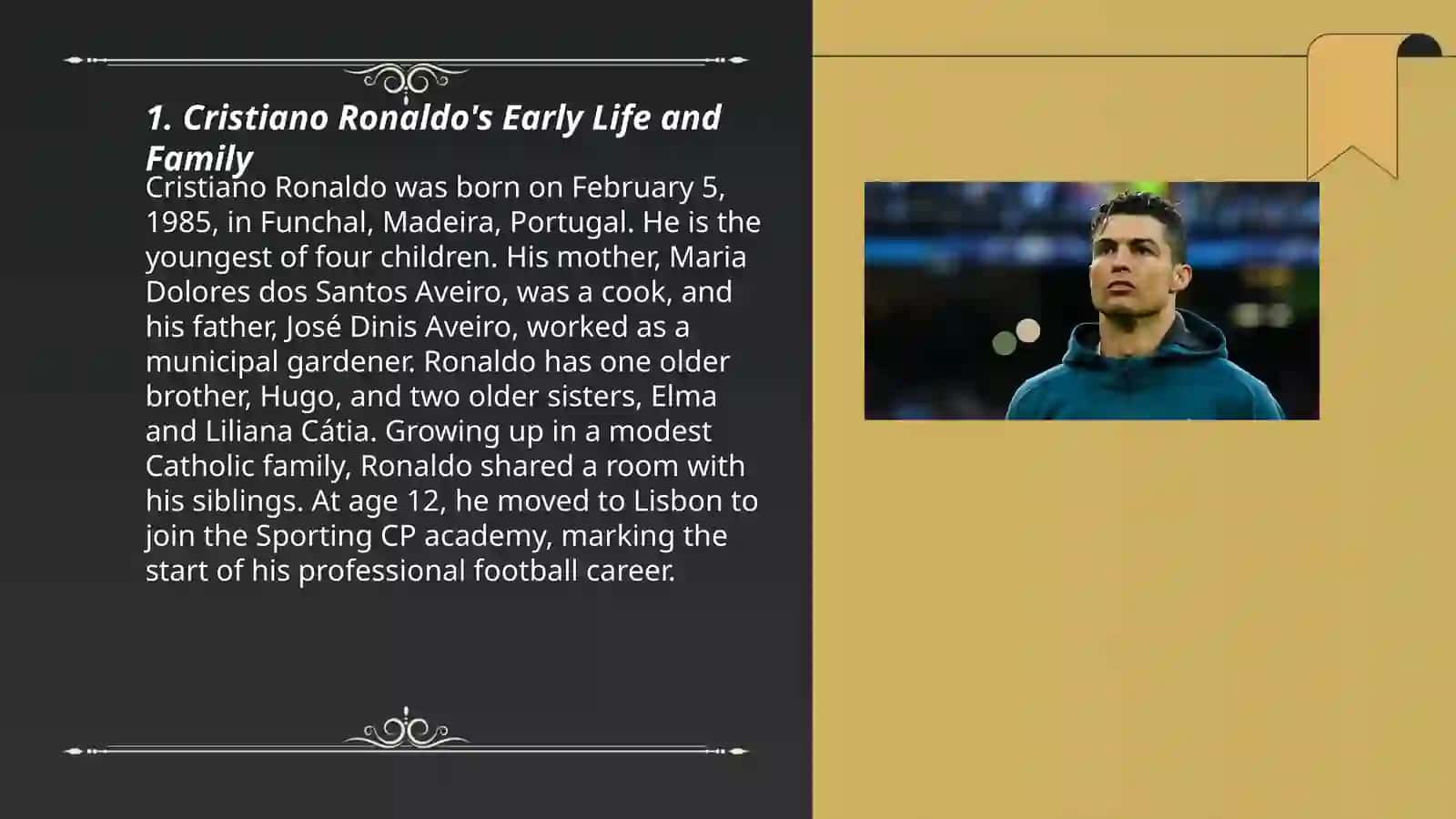 Cristiano Ronaldo's Early Life and Family 3