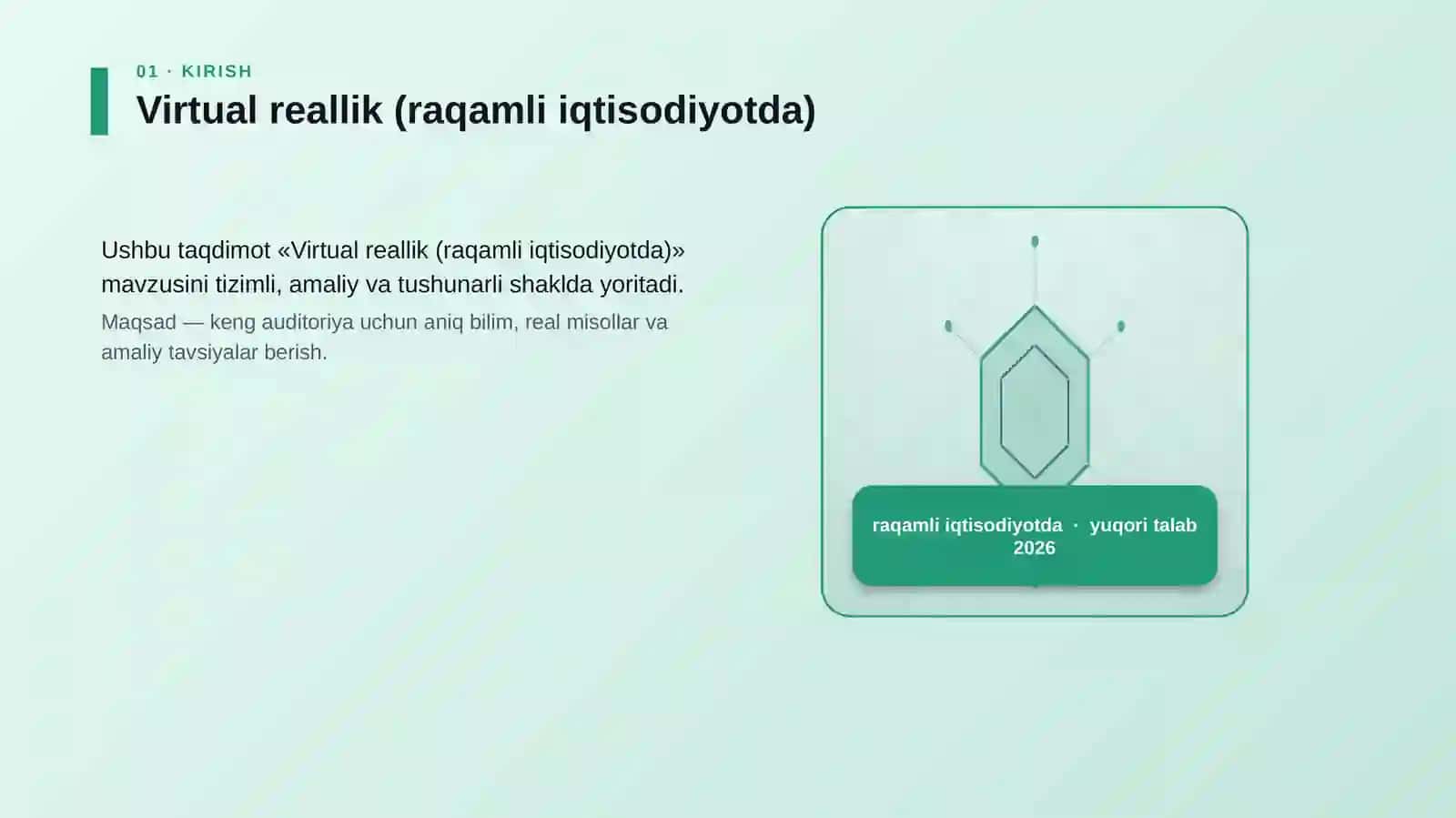 Virtual reallik (raqamli iqtisodiyotda) 3
