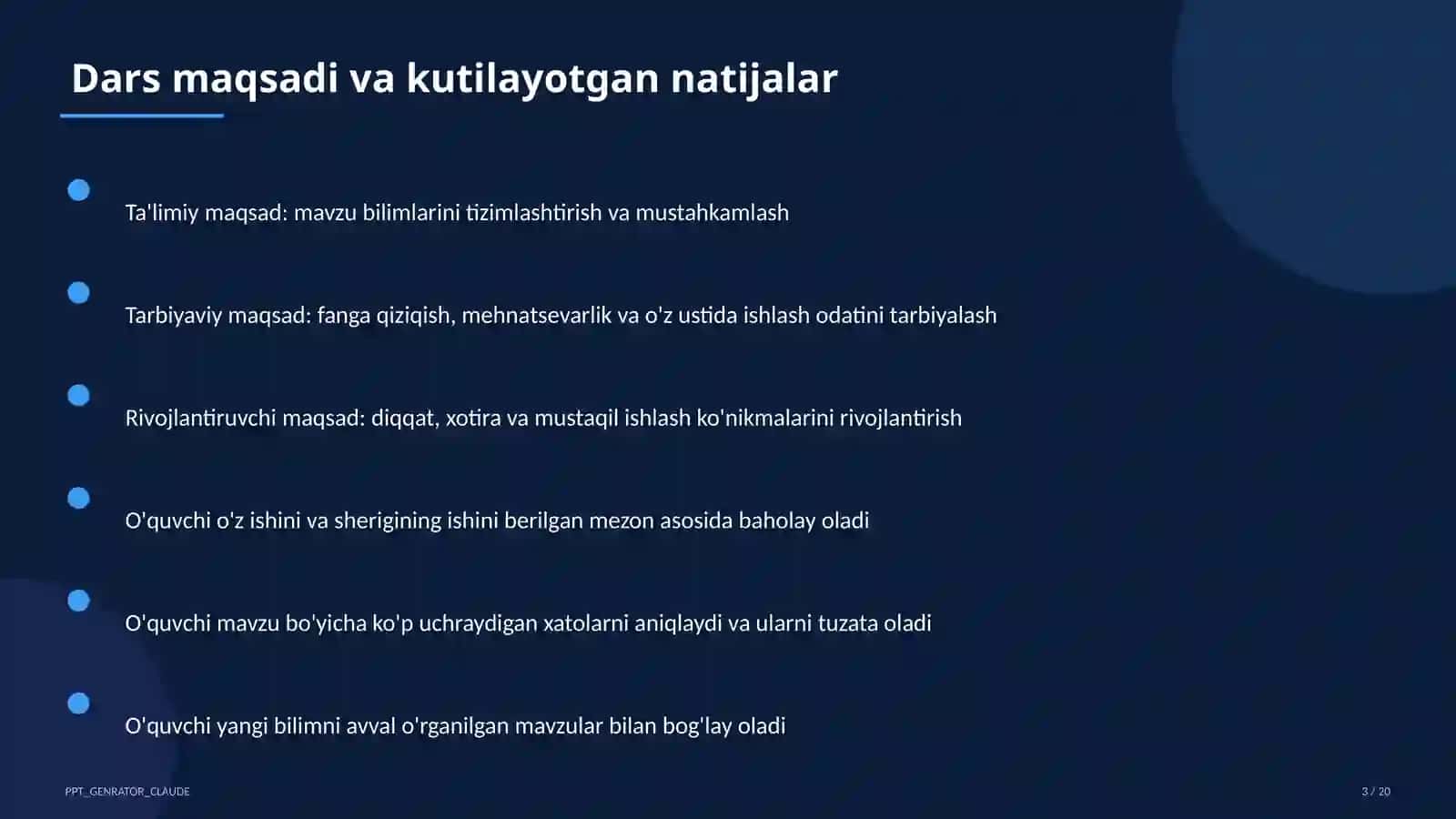 Diagramma va jadvallar bilan ishlash (4-sinf) 3