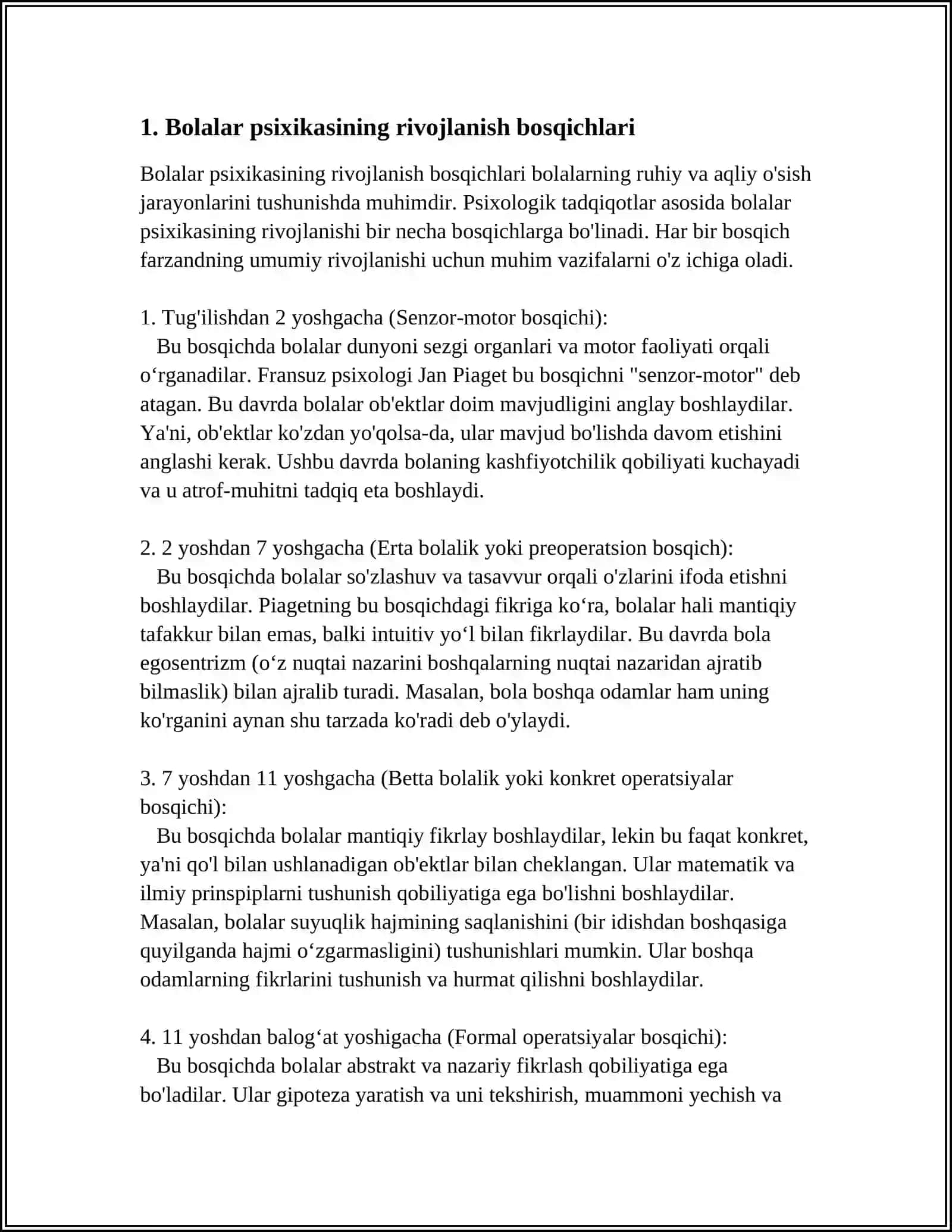 BOLALAR PSIXOLOGIYASI FANINING ASOSIY KATEGORIYALARI 3