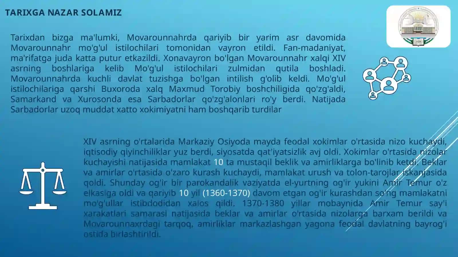 XIV ASRNING IIKINCHI YARMI VA XVI ASRGACHA MOVAROUNNAHRDA TARBIYA, MAKTAB VA PEDAGOGIK FIKRLAR RIVOJI 3