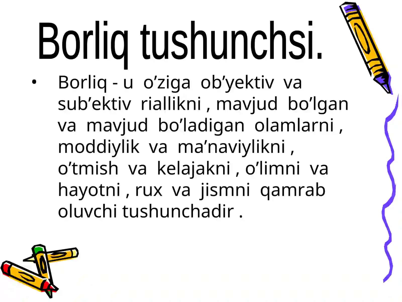 Borliq tushunchasining mohiyati va ma‘nosi 3