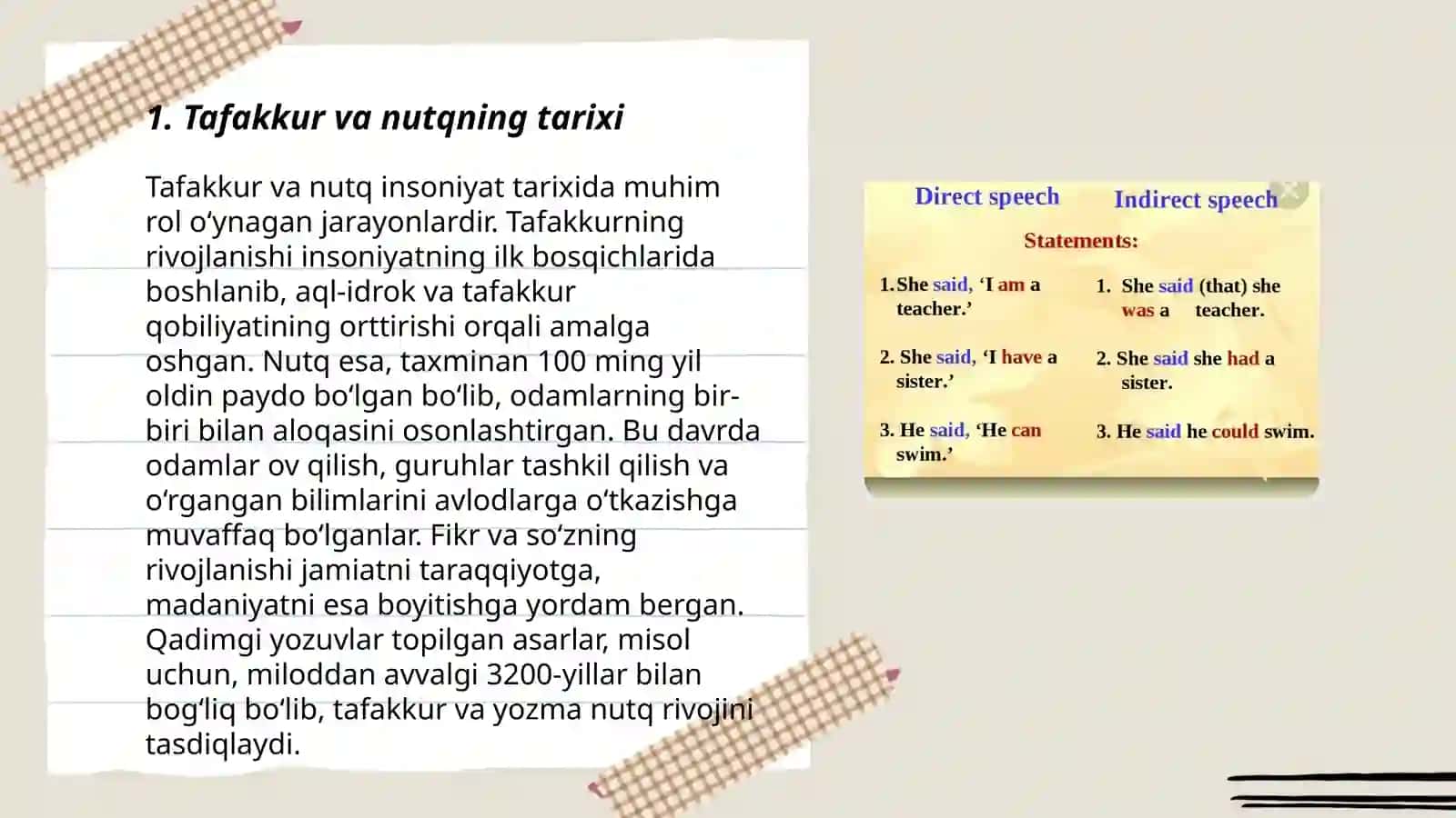 Tafakkur va nutq tushunchalarining òzgarishi 3