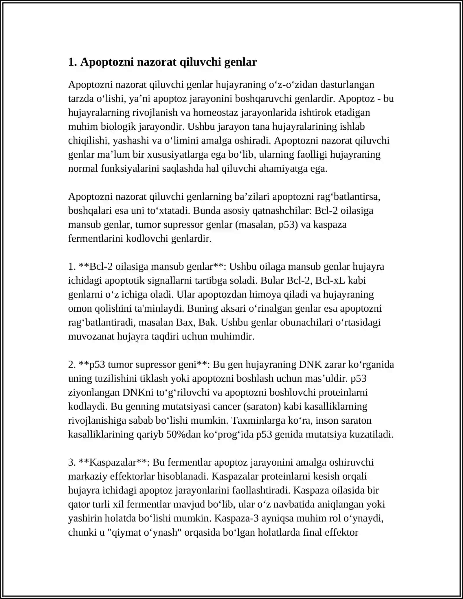 Apoptoz Mexanizmlar 3