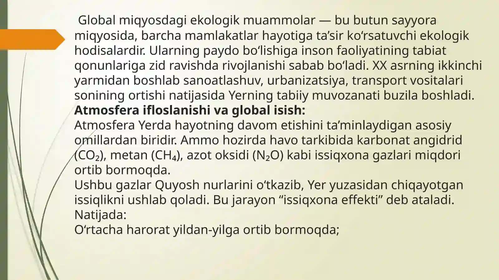 Global, mintaqaviy va mahalliy miqyosdagi ekologik muammolar 3