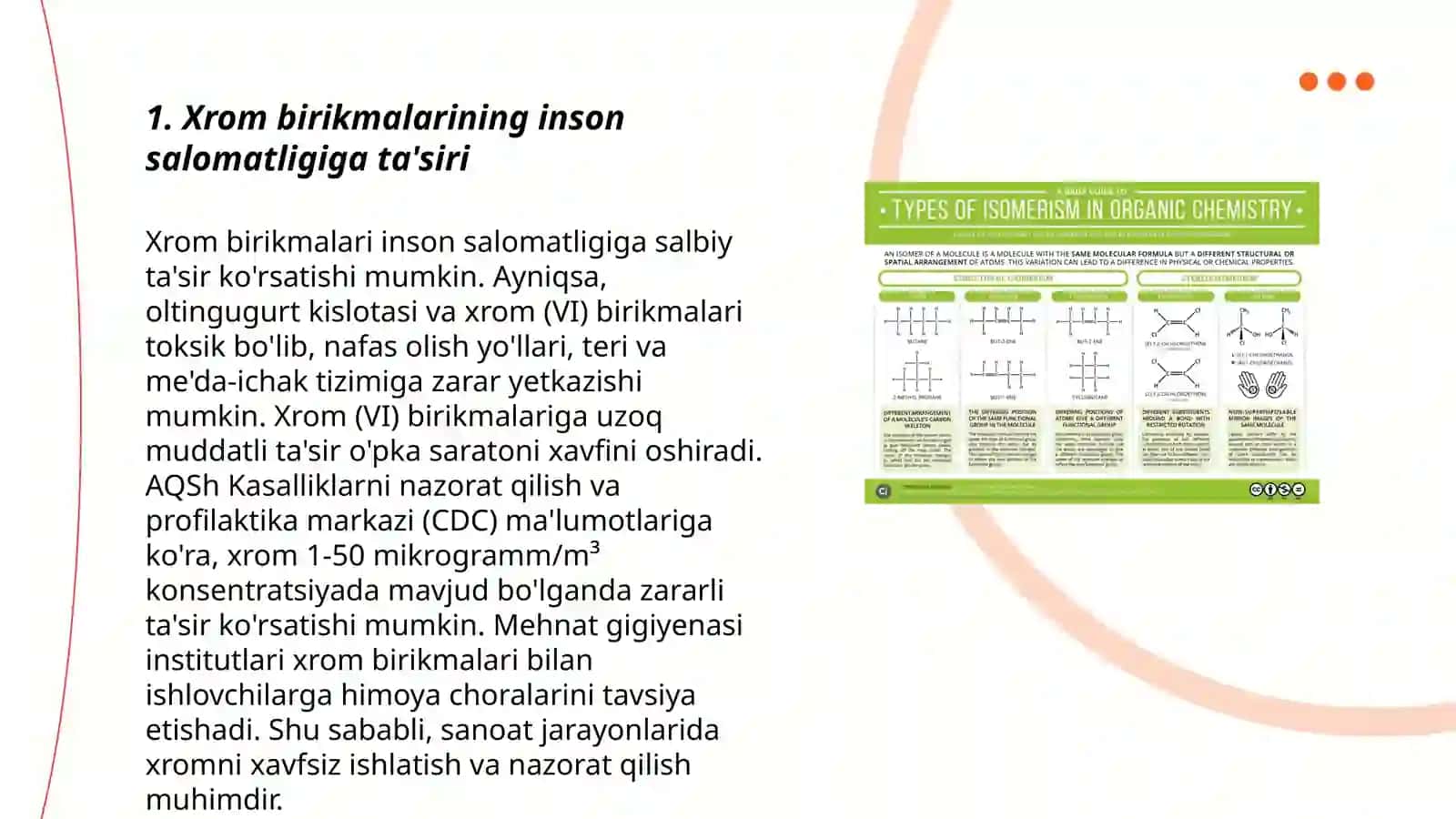 Xrom birikmalari bilan ishlovchilar uchun profilaktik ratsion tuzish Muxtorova Pokizabonu 3