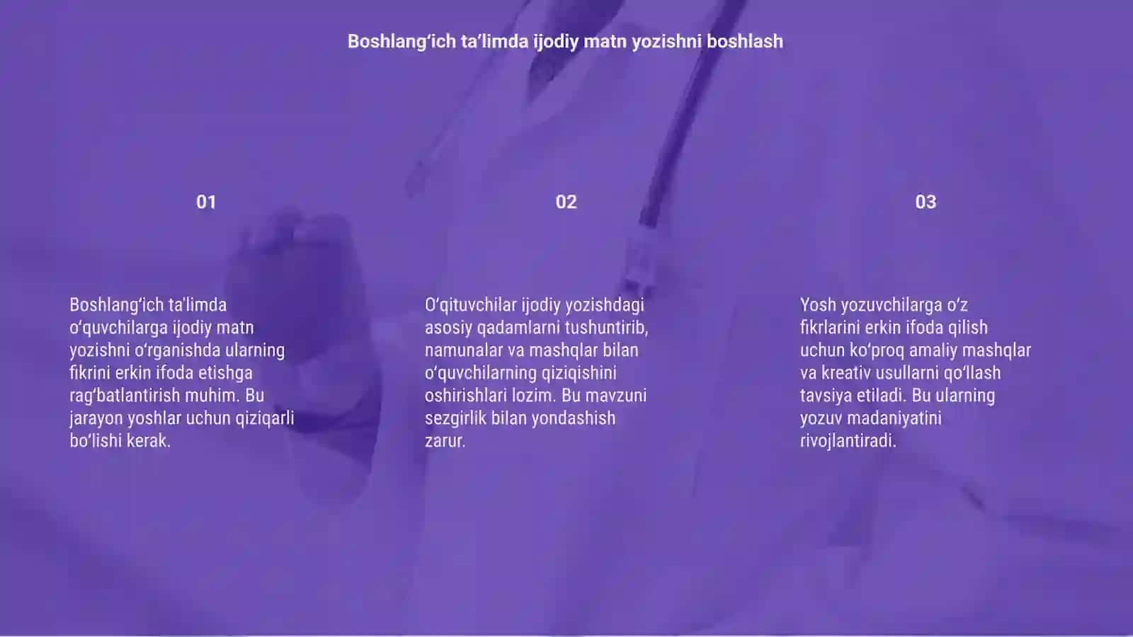 Boshlangʻich ta'limda ijodiy matn yozishni boshlash 3