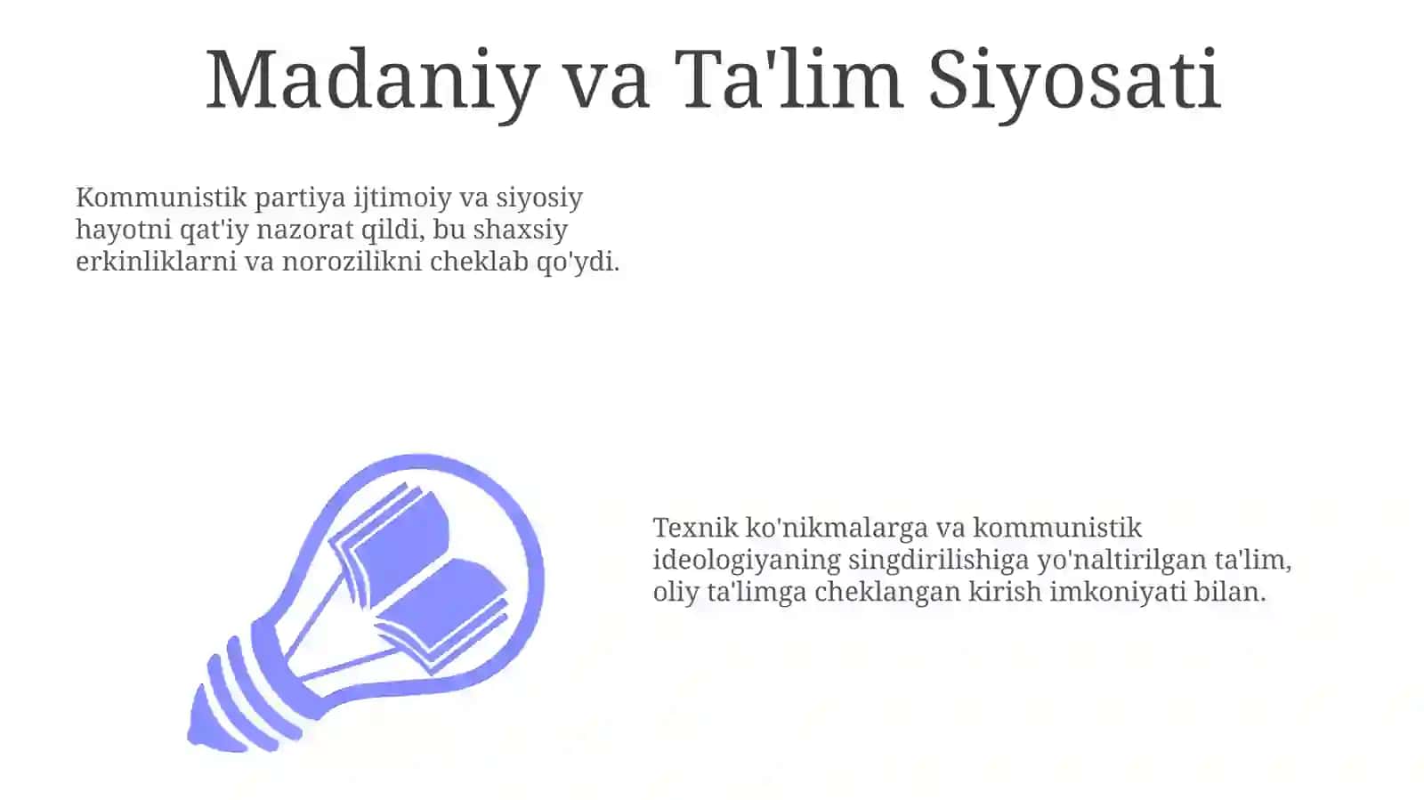 Sovetgacha Oʻzbekiston: Anʼanaviy Ijtimoiy va Siyosiy Tuzuvlar 3
