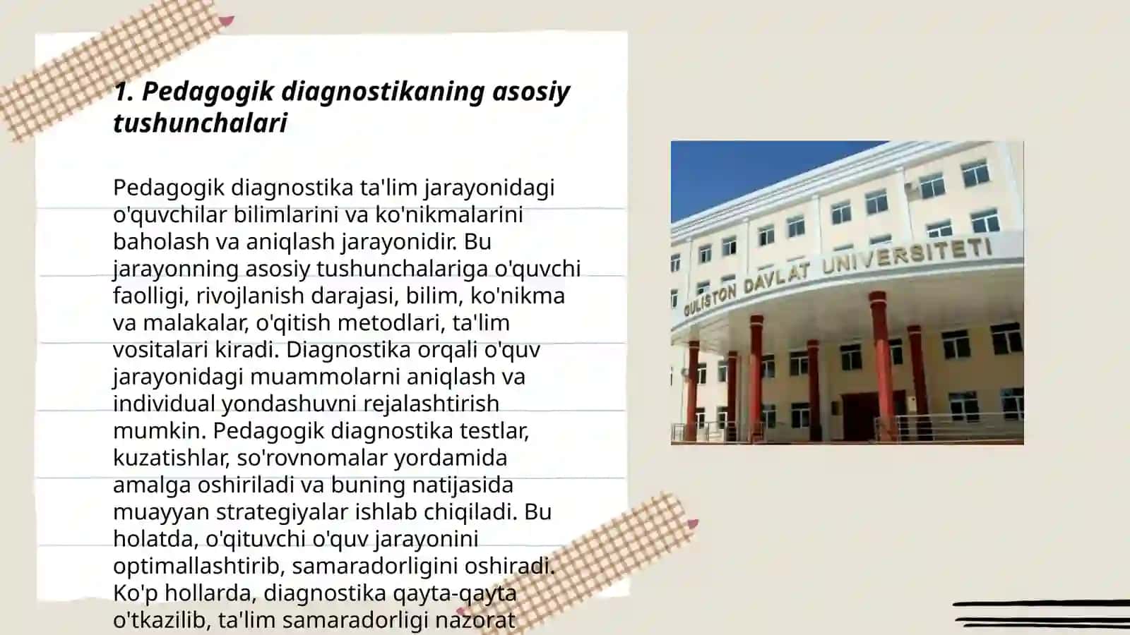Pedagogik diagnostika 3