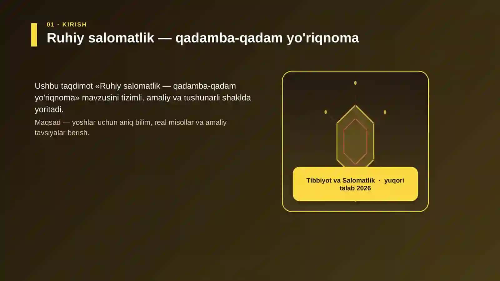 Ruhiy salomatlik — qadamba-qadam yo'riqnoma 3