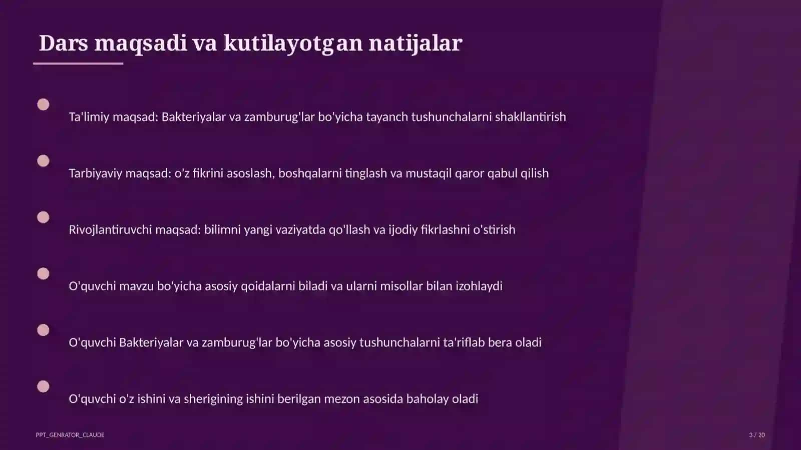 Bakteriyalar va zamburug'lar (6-sinf) 3