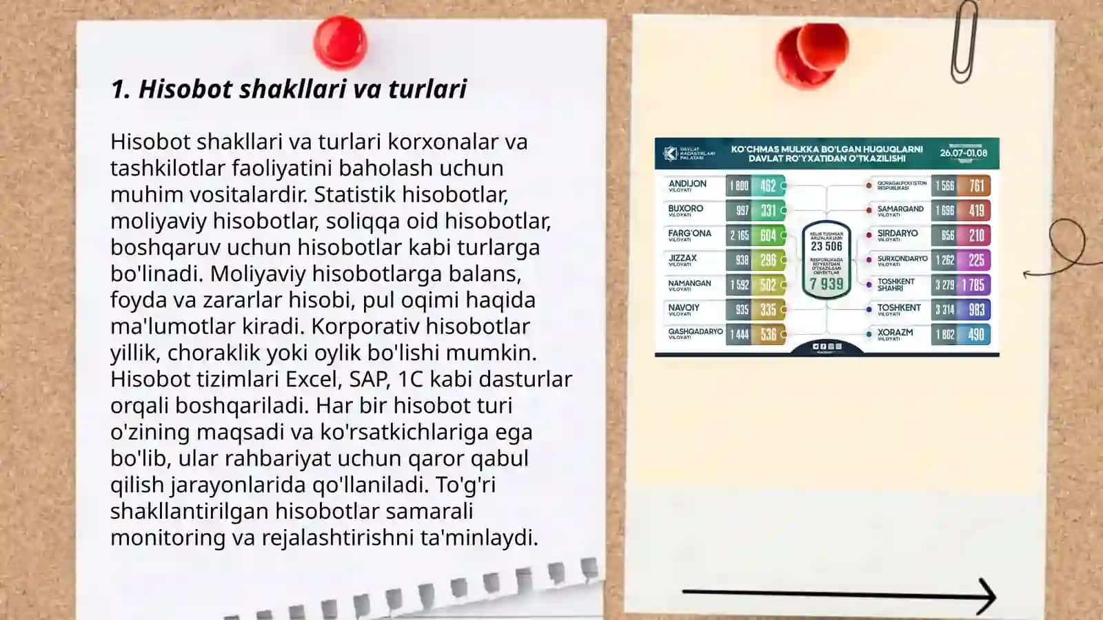 Davlat tilida ish yuritish fanidan tayyorlagan SLAYDI 3