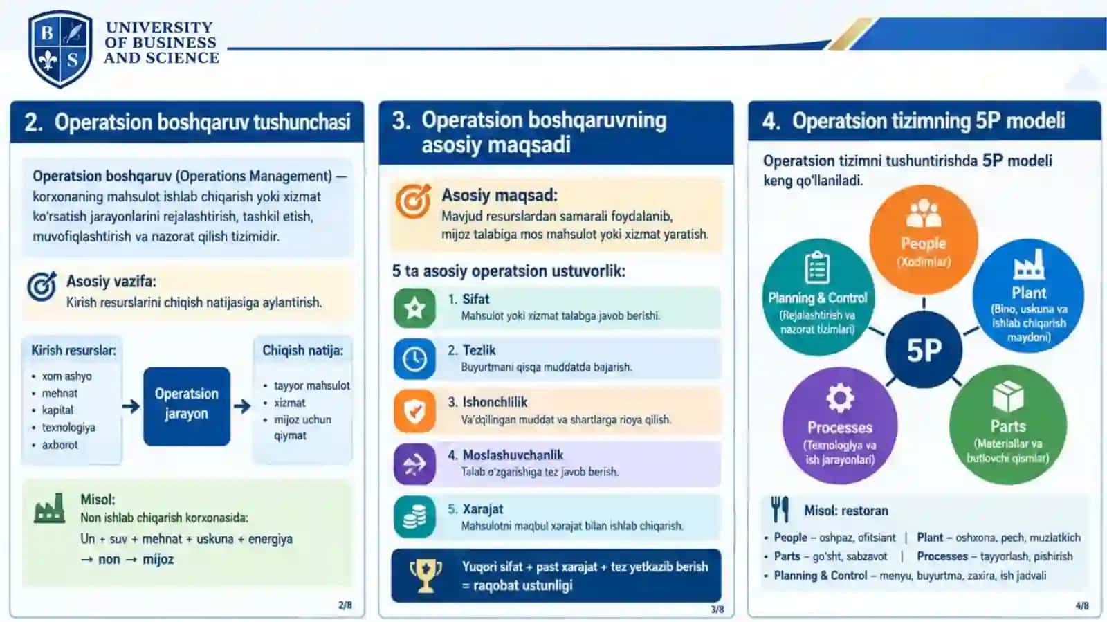 OPERATSION BOSHQARUV ASOSLARI 3