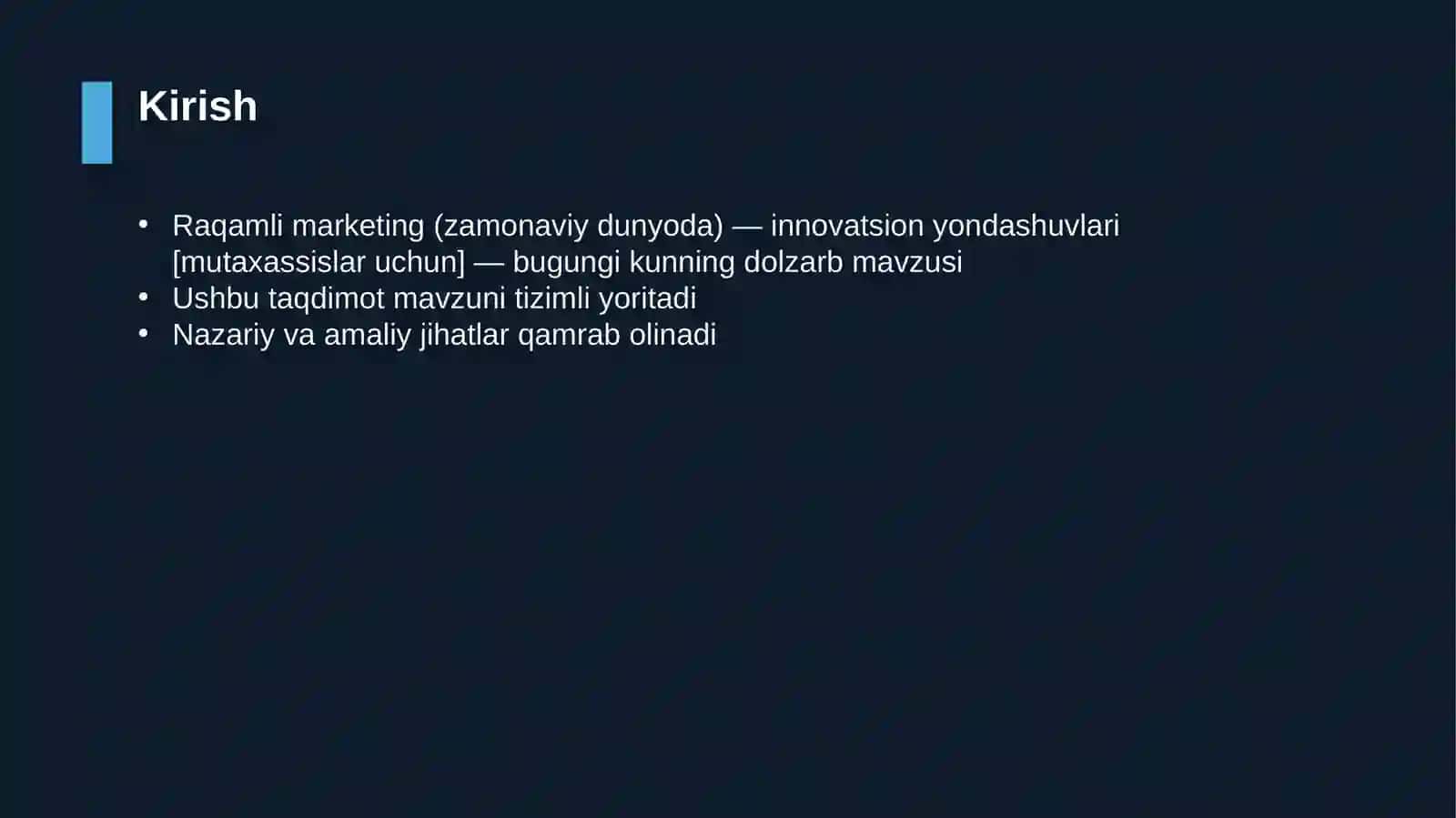 Raqamli marketing (zamonaviy dunyoda) — innovatsion yondashuvlari [mutaxassislar uchun] 3