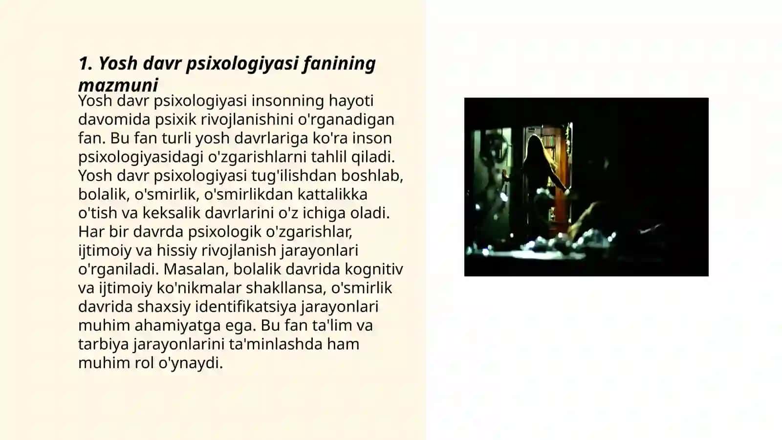 Yosh davr psixologiyasi fanining mazmuni 3