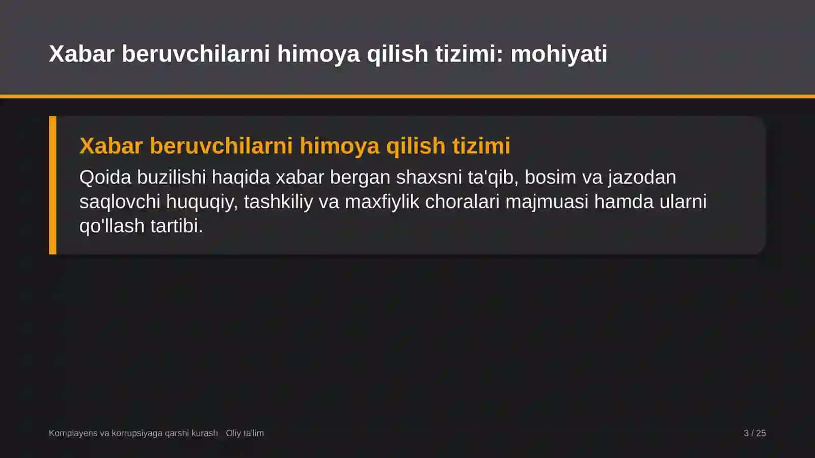 Agrokimyo xizmatida xabar beruvchilarni himoya qilish tizimi 3