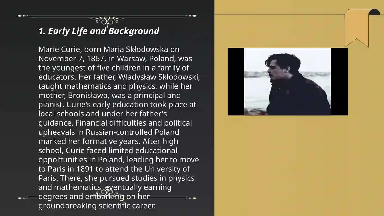 Early Life and Background of Marie Curie 3