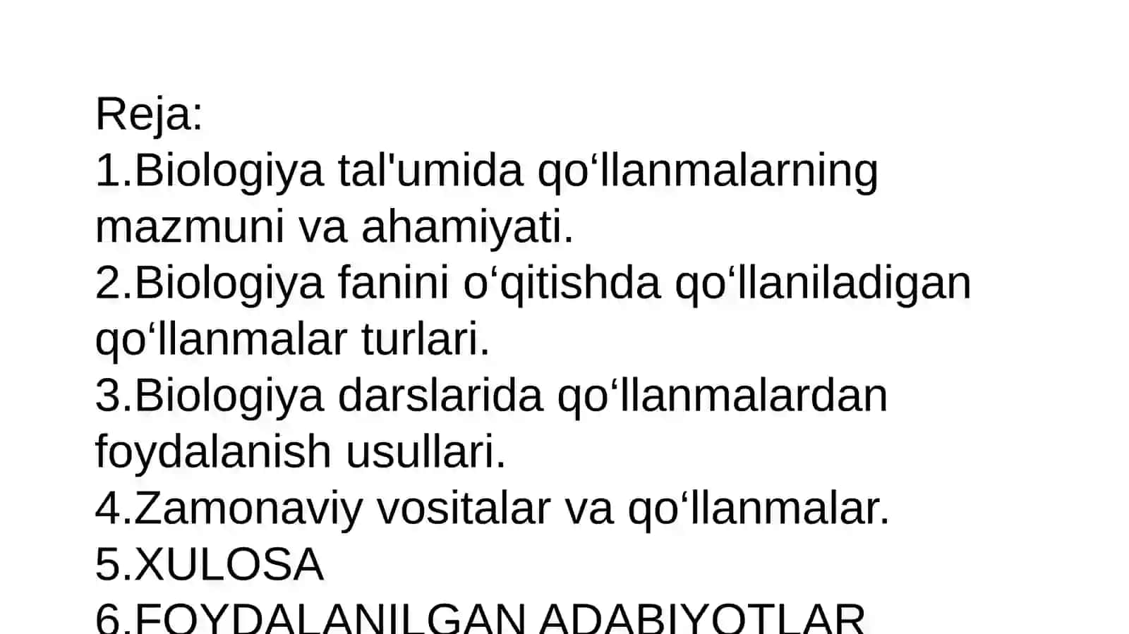 Biologiyata'limida qo‘llanmalardan foydalanish 3