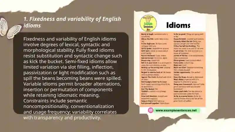 idioms and pharaseological Units: Typological Features 3