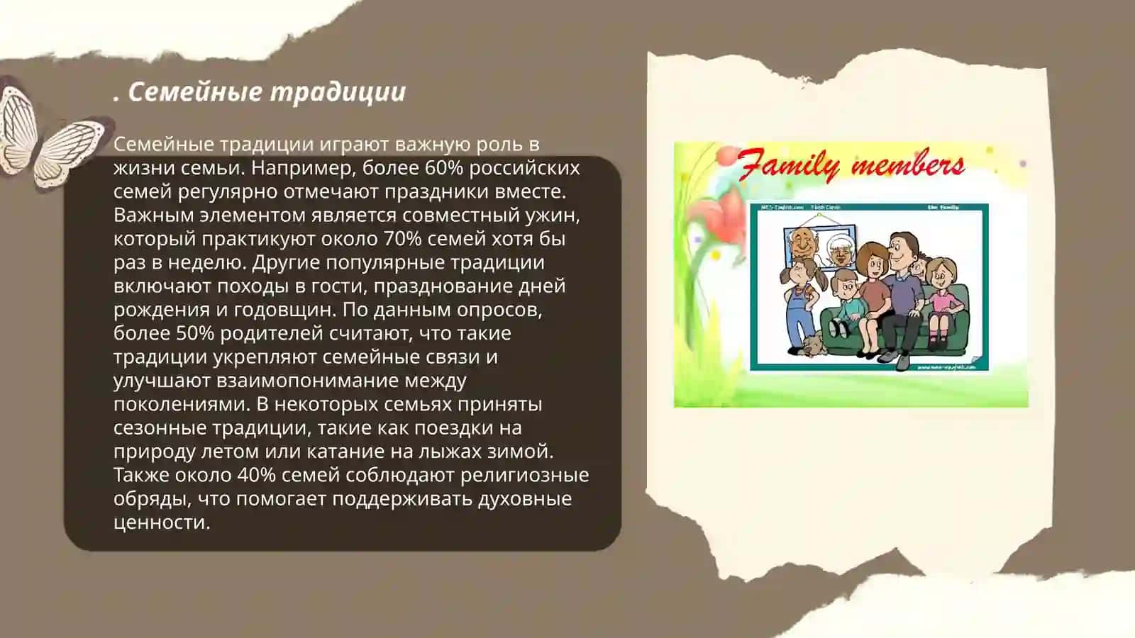 Слайд о моей семье 3