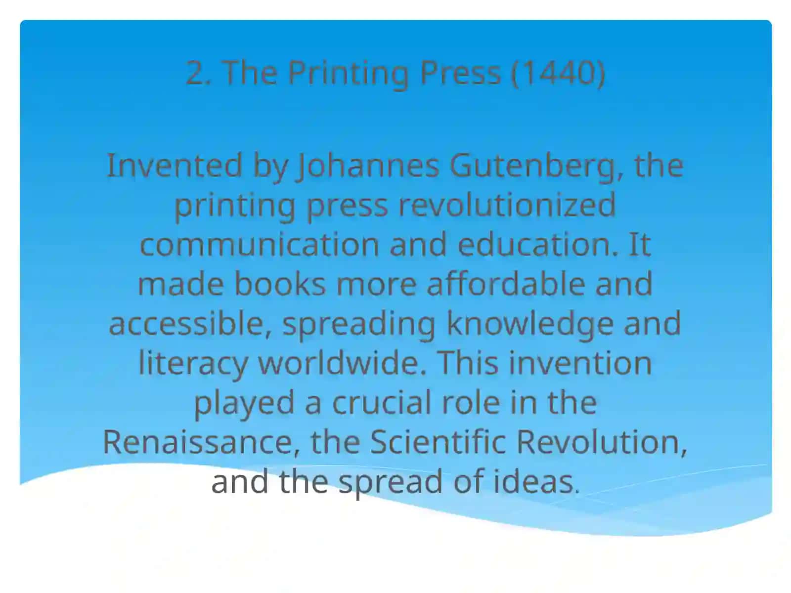 Great Inventions That Changed the World 3