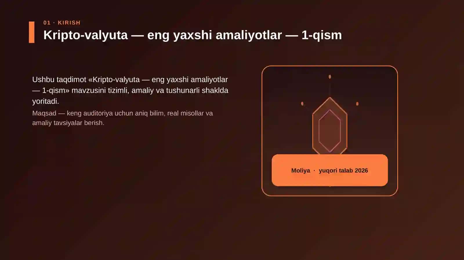 Kripto-valyuta — eng yaxshi amaliyotlar — 1-qism 3