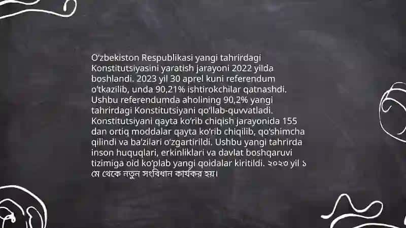 O‘zbekiston Respublikasi Yangi tahrirdagi Konstitutsiyasining qabul qilinishi va uning tarixiy ahamiyati 3