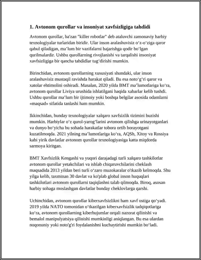 SUNIY INTELLIGENTNING INSONIYATGA XAVFI 3