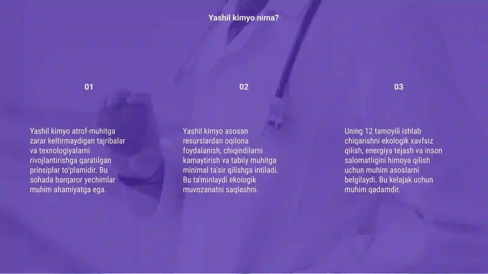 Yashil kimyo 3