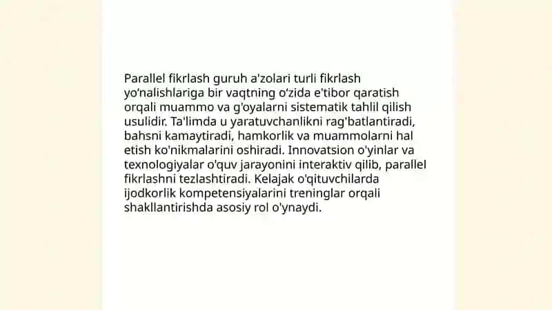 Turli inovatsion o‘yinlar va texnologiyalar 3