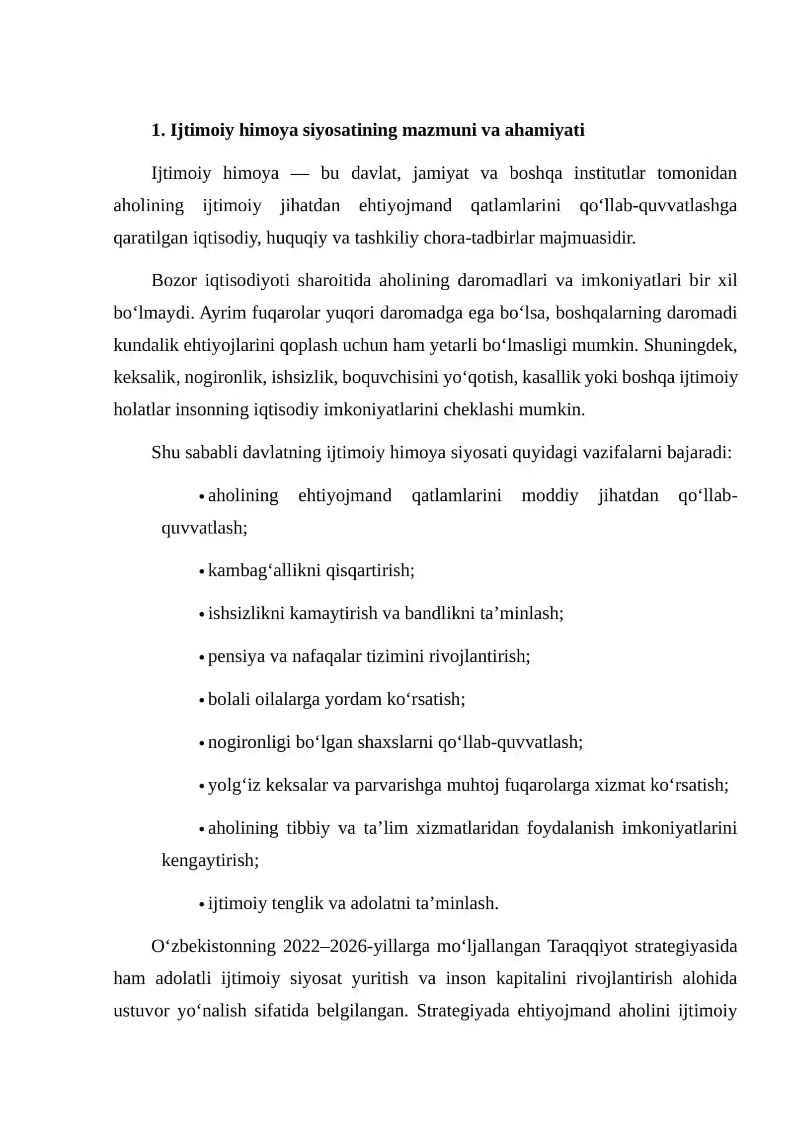 IJTIMOIY HIMOYA SIYOSATI VA AHOLINING TURMUSH DARAJASI 3