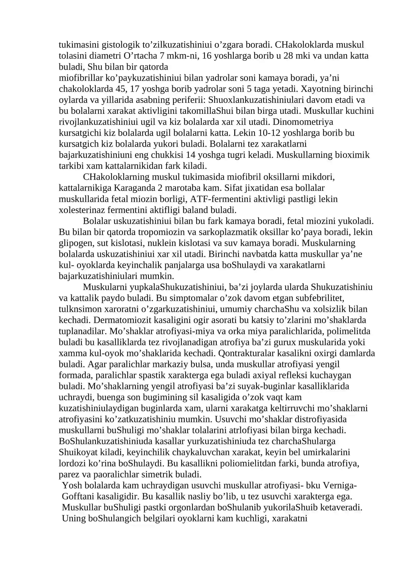 Bolalarning suyak - mushak tizimining maorfologik va funksional xususiyatlari 3