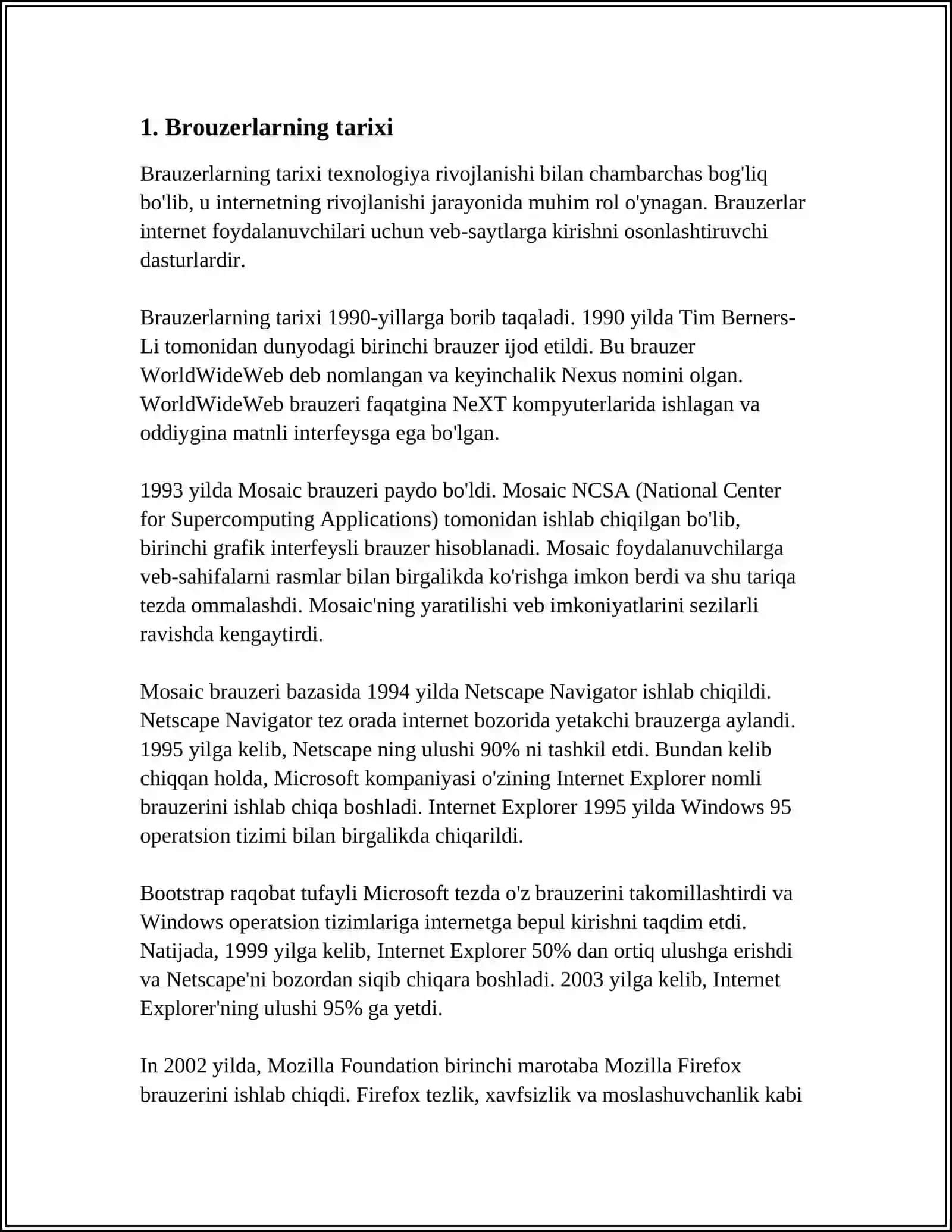 BROUZERLAR HAQIDA TUSHUNCHA VA ULARNING TURLARI 3