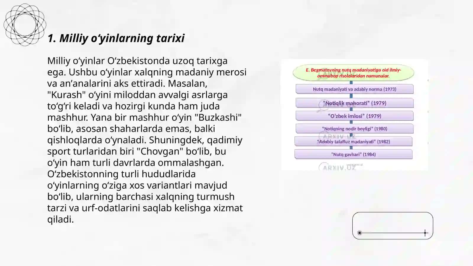 Milliy va harakatli o‘yinlar 3